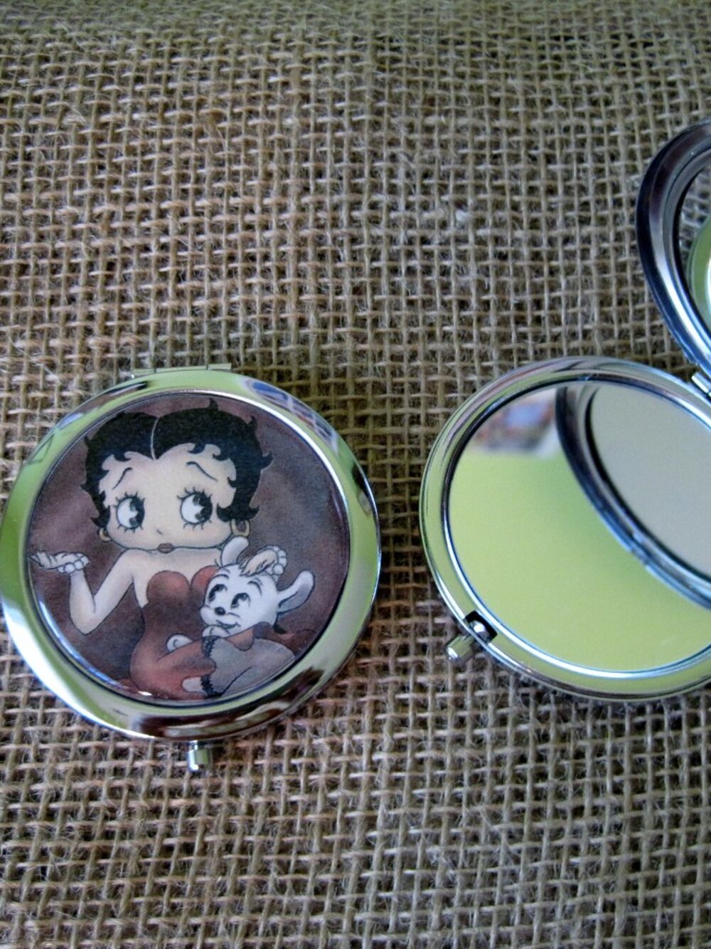 Betty Boop Themed Compact/Pocket Mirror